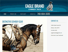 Tablet Screenshot of eaglebrandcowboytack.com